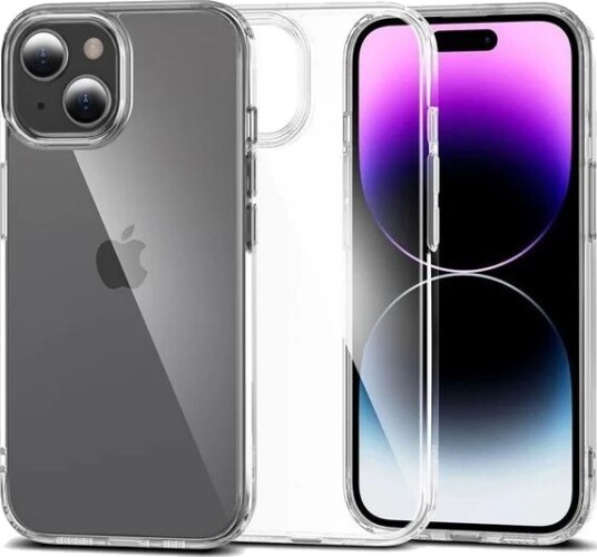 Tech Protect FlexAir Hybrid Case for iPhone 15 Transparent
