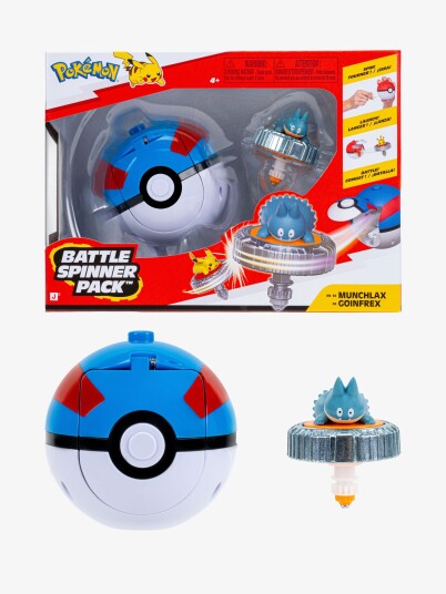 Pokémon Battle Spinner Munchlax med Great Ball - Barnespill