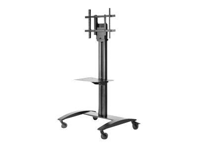 PEERLESS AV SmartMount SR575M vogn - for flatpanel - svart pulverjakke