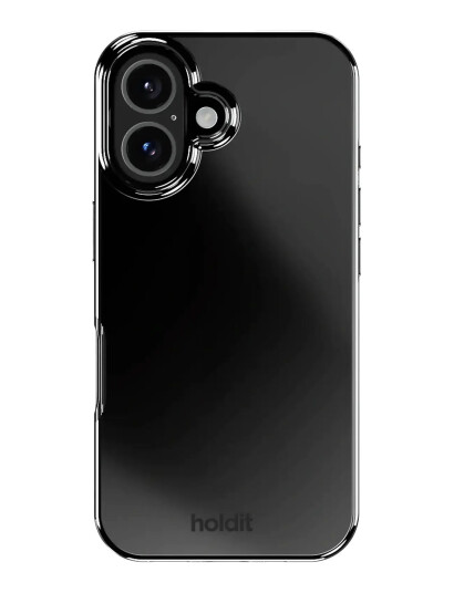 Holdit Mirror Case iPhone 16 Magsafe Compatible Black