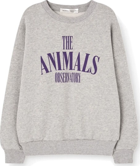 THE ANIMALS OBSERVATORY Killifish Warm Kid Sweatshirt Medium Grey Heather Grey 3 Y THE ANIMALS OBSERVATORY Killifish Warm Kid Sweatshirt Medium Grey Heather Grey 3 Y