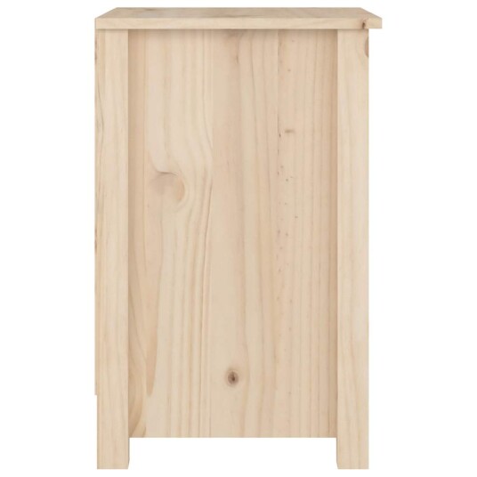 vidaXL Nattbord 2 stk 40x35x55 cm heltre furu