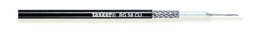 Tasker Tale Kabel på Snelle RG58 5.0 mm 100 m Sort