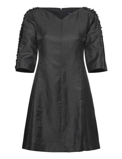 French Connection | Dominica Cluster 3/4 Slv Dress | XS