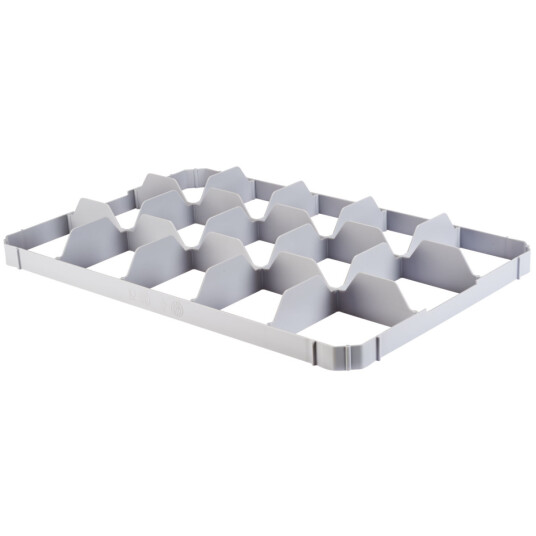 Ringoplast Inndeling Komfort 15 rom Ø 10,8cm bunn; 60x40x6.2 cm BxDxH; Grå