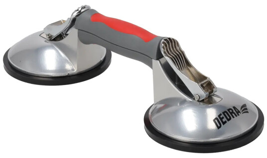 Dedra Dobbelt Vindus Sugekoppe Dedra Ded06p12 2X123mm Maks 120Kg Aluminium