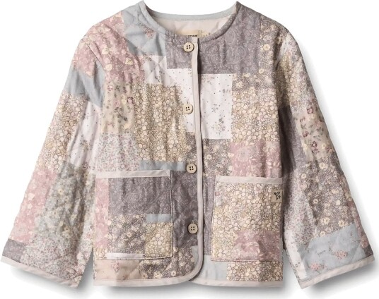 Wheat Quilt Jacket Ima PATCHWORK FLOWERS 152