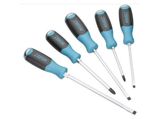 Hazet Skrutrekker-/Bitssett 5 Deler Krydskærv Phillips Håndverktøy Hazet Skrutrekker-/Bitssett 5 Deler Krydskærv Phillips Håndverktøy