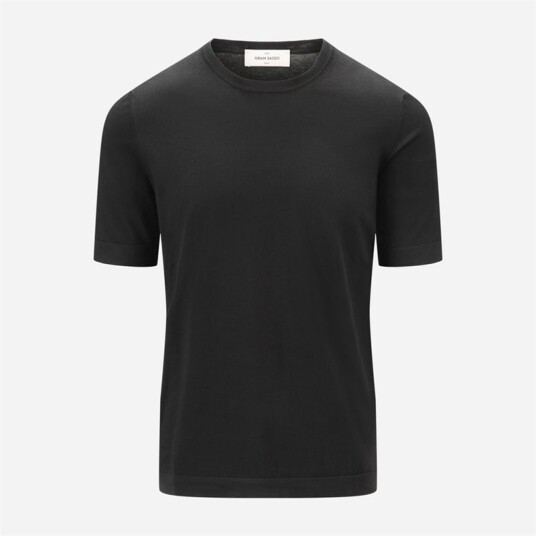 Gran Sasso T Shirt Organic Cotton Black