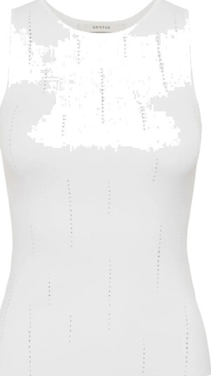 Gestuz Dame Topper Hvit 2XS,