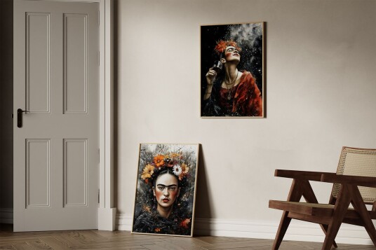 Plakat Frida Kahlo Hyllest / Sett av 2