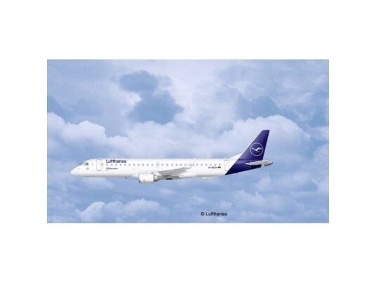Revell Embraer 190 Lufthansa New Livery 1:144 Modellfly Byggesett