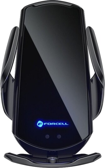Forcell Hs1 Qi 15W Induktiv Ladeholder Automatisk + Magnetadapter Svart