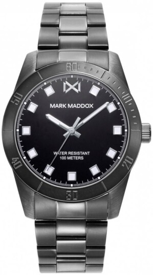 Mark Maddox Herreklokke HM0136 57 Mission Sort/Stål Ø42 mm Mark Maddox Herreklokke HM0136 57 Mission Sort/Stål Ø42 mm