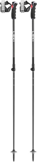 Leki Peak Vario 3D 110-140 cm, Black-Dark Anthracite-Orange