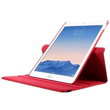 iPad Pro 12.9 Multipraktisk Roterende Deksel Rød