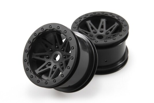 Axial 08135 - 2.2 Raceline Renegade Wheels - 41mm Wide Black Axial 08135 - 2.2 Raceline Renegade Wheels - 41mm Wide Black
