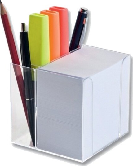 Folie Zettelbox Transparent Inkl. 700 Notatlapper