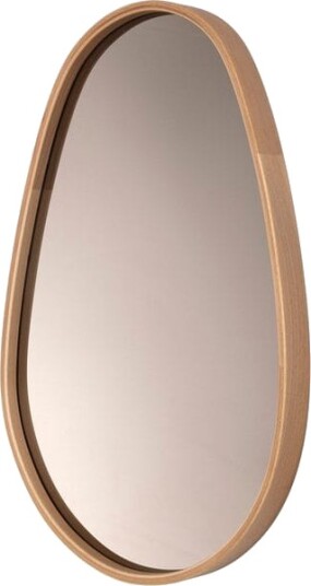 Mirrel vegghengt speil 45 cm Brun