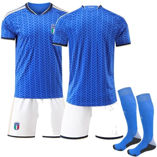 2026 Italiensk landslag i fotball fotballdrakt for barn og voksne uten nummer