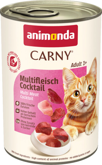 Animonda Carny Våtfôr Adult Multikjøtt Cocktail 12 X 400 G