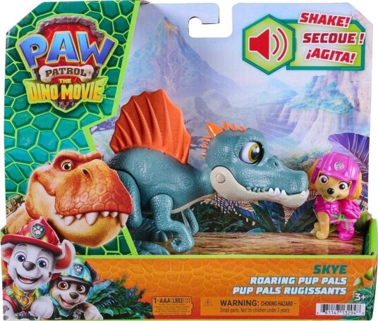 Paw Patrol Roaring Pup Pals Skye Figurer med Spinosaurus og Lyd Effekter Paw Patrol Roaring Pup Pals Skye Figurer med Spinosaurus og Lyd Effekter