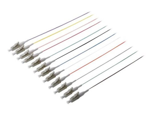 Digitus Professional - Grisehale - Lc Multimodus (Hann) - 2 M - Fiberoptisk - 50 / 125 Mikroner - Om3 - Grå Svart Hvit Blå Gul Rød Grønn Brun Oransje Fiolett Rosa Turkis
