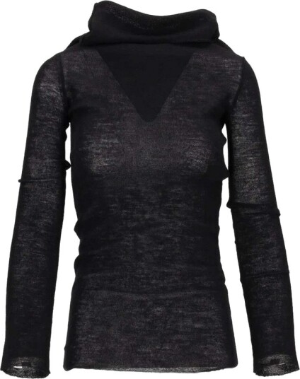 Ann Demeulemeester Dame Strikkevarer Svart S,