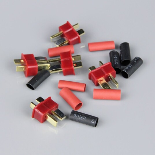 Radient 010004 Deans Male Including HEAT SHRINK ESC END 5PCS Radient 010004 Deans Male Including HEAT SHRINK ESC END 5PCS