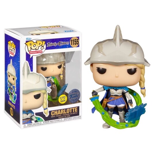 Funko Svart Clover Charlotte (Charla) Pop! Vinyl Figure 1155 Exclusive - Mulighet for Chase
