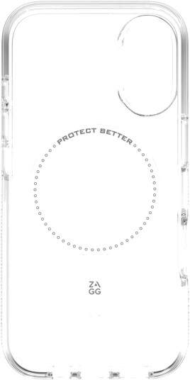 ZAGG Crystal Palace deksel for iPhone 17 gjennomsiktig