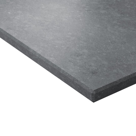 INR Iconic Nordic Rooms AIR Benkeplate Kvartskompositt Uten Hull til Servantbatteri H12xd455mm Raven Satin / 120cm Høyre INR Iconic Nordic Rooms AIR Benkeplate Kvartskompositt Uten Hull til Servantbatteri H12xd455mm Raven Satin / 120cm Høyre