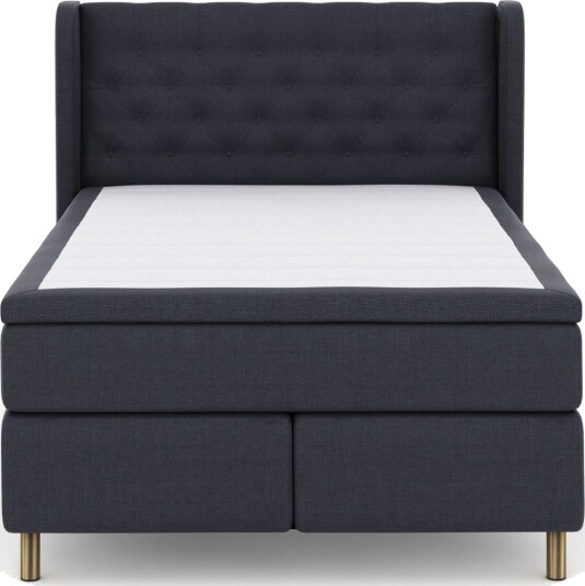 Select No 6 Komplett Sengepakke 160x200 Medium Memory/Pocket Blå/Kobberben