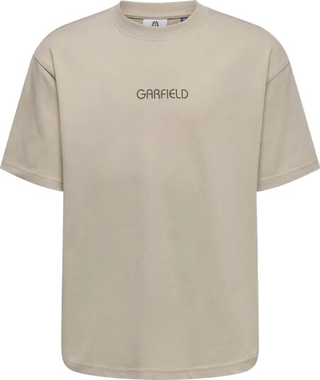 ONLY & SONS Osjgarfield Life Rlx Ss Lic Tee   Beige   122 128