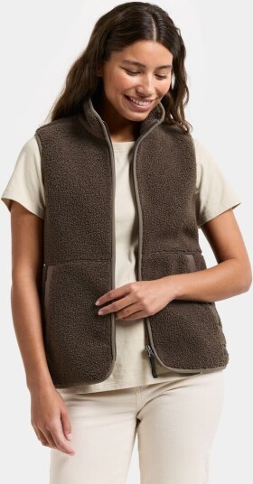 Didriksons Siv Vest Dark Mocha