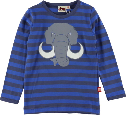 DYR Cph Genser DYREBrøl Grey Marine/Royal Blue Mammut DYR 2 år (92) Genser Blå