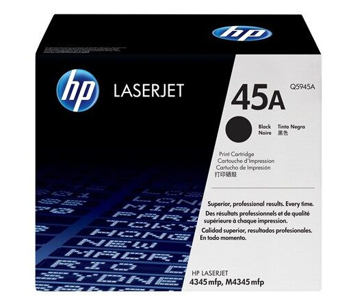 HP 45A / Q5945A Black Toner - Laser toner Svart