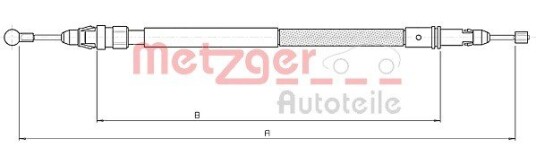 Bremsewire METZGER 10.4738
