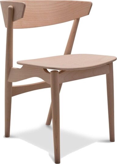 Sibast Furniture No 7 Spisestol Hvitpigmentert Lakkert Bøk