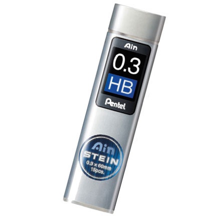 Pentel AIN Stift 0,3 15-pakke HB