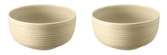 Seltmann Weiden Terra skål Ø 17,7 cm 2-pakning Sand Beige
