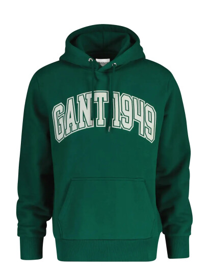 GANT Graphic Hoodie - Green - M