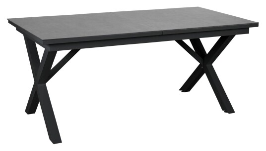 Brafab Hillmond Hagebord 166/226x100 Sort/Grå Brafab Hillmond Hagebord 166/226x100 Sort/Grå