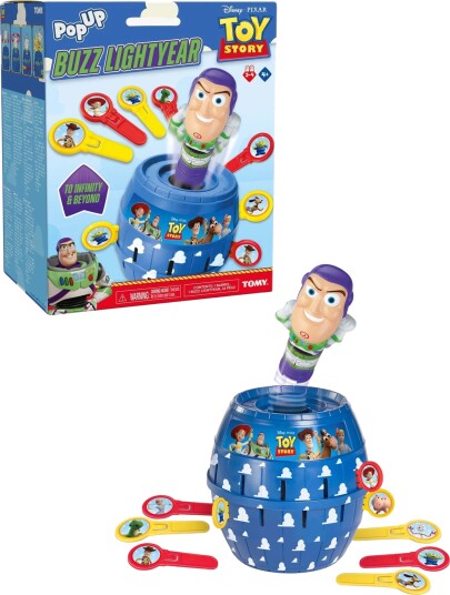 MAKI Pop-Up Buzz Lightyear Barnespill - Morsomt Actionspill for Barn