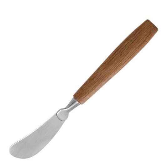 Bjørklund Eik smørekniv 18 cm stål/eik