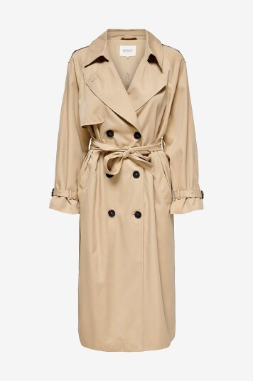 Only Trenchcoat onlChloe Trenchcoat Double Brun
