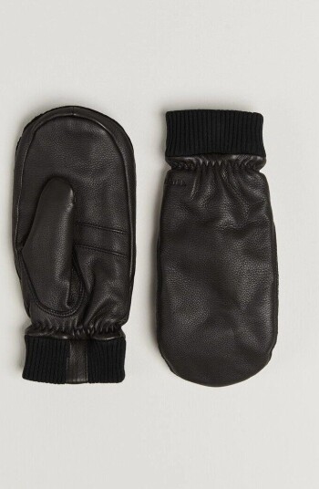Hestra Tore Deerskin Primaloft Lined Mitt Black