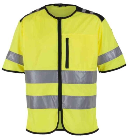 BS Gran Refleksvest, HiVis kl.3 Unisex, Str. (US/ CA): M, Gul/Sort BS Gran Refleksvest, HiVis kl.3 Unisex, Str. (US/ CA): M, Gul/Sort