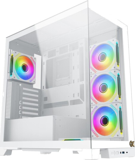 Xigmatek Endorphin Ultra Mid Tower RGB ATX microATX Mini-ITX Hvit
