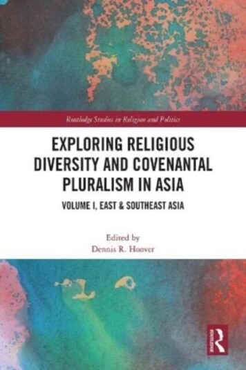 Exploring Religious Diversity And Covenantal Pluralism In Asia